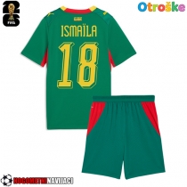 Otroške Nogometnih dresov Senegal Ismaila Sarr #18 Gostujoči SP 2026 Kratki rokavi (+ hlače)
